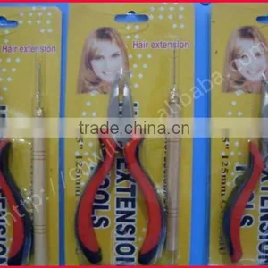 Plier and Needle Hook/Threader Tool Micro Link Tools For Micro Ring/Beads Loop Tool For Hair Extension thumbnail-1