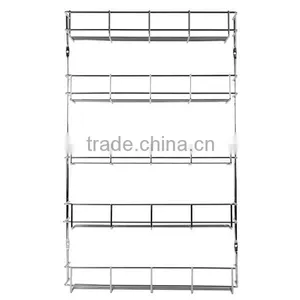 Chrome Wire 5 Tiers Kitchen Cupboard Wall Mountable Spice/Herb Rack thumbnail-2