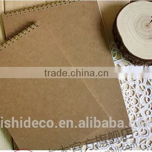 Spiral Pocket Kraft Paper Notebook Folders thumbnail-2