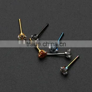 Slave Nose Rings Wholesale Gem Paved Body Jewelry Nose Bone thumbnail-2
