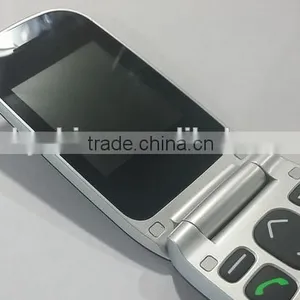 Unlocked Flip Senior Phone With SOS Bit Button W72 Flash GSM thumbnail-2