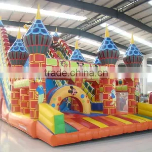 2016 Popular Outdoor Inflatable Slide Bouncer Small Obstacle Slide thumbnail-3