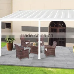 Wide White Sunrooms & Aluminum Polycarbonate Pergola thumbnail-2