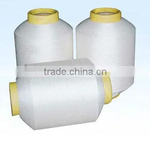 High Tenacity Spandex Covered Polyester Yarn in Raw White thumbnail-1