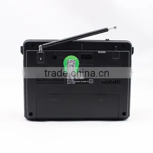 Multi-Function Hand Crank am fm Portable Radio With Solar Powered Dynamo Rechargeable Radio With Flashlight thumbnail-5