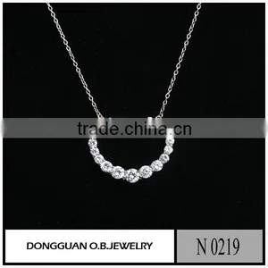 Crystal Necklace Pendant /White Gold Necklace Jewelry Wholesale /Necklace Chain thumbnail-3