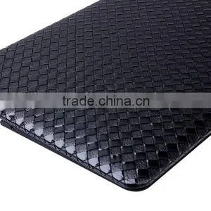 Deluxe Woven Texture pu Leather Case for Macbook, for Macbook Back Cover Laptop Protective Case thumbnail-6