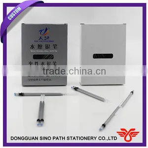 Water Erasable Silver Refill Pen, Gel Ink Pen for Leather Industry thumbnail-4
