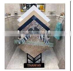 E006 TSIANFAN Ceramic Floor Tile Showroom Display / Page Turning Type Rack thumbnail-1