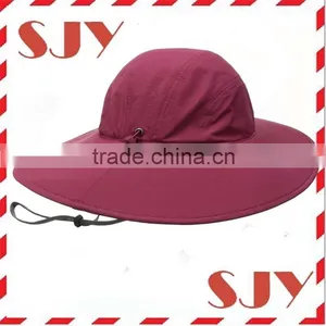 100%polyester Dri-fit Foldable Sun Protection Fishing Hats thumbnail-6