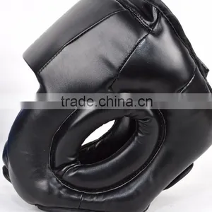 Professional Thicken High Quality PU Boxing or Sanda Customized Head Guard for Sports Safty thumbnail-6