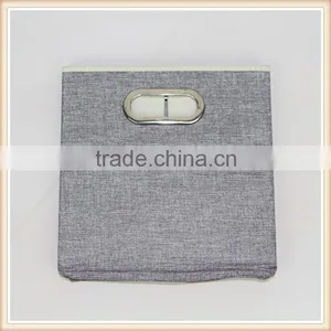 Linen Type Cloth Storage Box Without Lid thumbnail-4