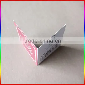 High End Custom Black Card Paper Hang Tag/center Folded Swing Tag thumbnail-2
