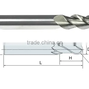 500 Low Price For Aluminum Alloy 3 Flutes Ball Nose End Mills thumbnail-1