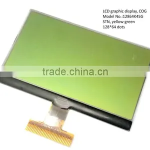 COG Type Graphic Lcd Module 128x64 With Yellow Green Backlight thumbnail-1