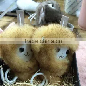 New Style Monkey Fur Key Chain Bag Charm thumbnail-5