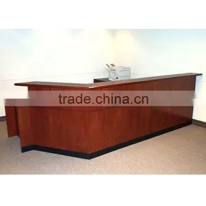 Customize Wooden Reception Desk for Sale thumbnail-3