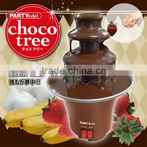 New Mini Chocolate Fountain CF-17 Household 3-Tier Choco Tree EU Standard Small Chocolate Fountain Machine for Home thumbnail-5