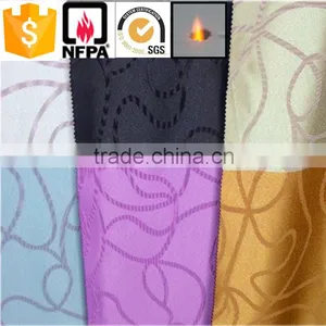 China Suppliers 100% Polyester Luxury Brilliant High Quality Mobile Home Curtain Material Fabric Cloth thumbnail-1