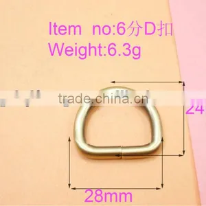 Wholesale New Products of Handbags Hardware 20mm D- Ring thumbnail-1