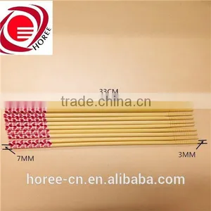 33CM Long Printed Bamboo Flatware Chopsticks for Home Restaurant Hotel and Travelling thumbnail-1