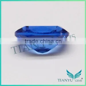 112# Cushion Burman Blue Spinel Gemstone Synthetic Diamond thumbnail-5