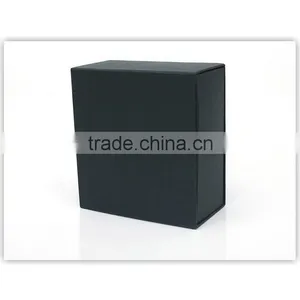 China Factory Wholesale Custom Cardboard Jewelry Box, Black Beautiful Gift Box thumbnail-2