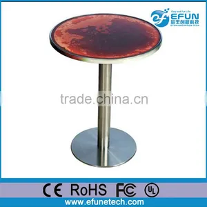 Rechargeable Battery Led Art Liquid Bar Table Top,interactive Liquid Lighted Bar Table thumbnail-3