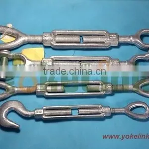 Hot Dip Galvanized Drop Forged Turnbuckles Hook & Eye thumbnail-6