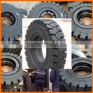 Good Price Linde Hyster Toyota Solid Forklift Tires 6.50-10 thumbnail-1