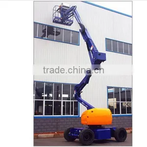 12m 13m Crank Arm Electric Aerial Work Platform thumbnail-1