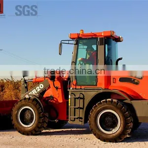 Qingdao Everun ER20 Compact Wheel Loader,Cheap Farm Tractor With Adjustable Steering Wheel thumbnail-2