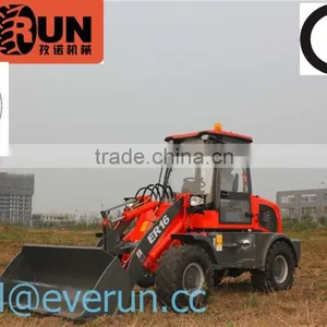 New EVERUN Brand CE/ Euro 3 Abgas Geprueft 1.6 Ton Wheel Loader Mit 0.8m3 Schaufel thumbnail-2