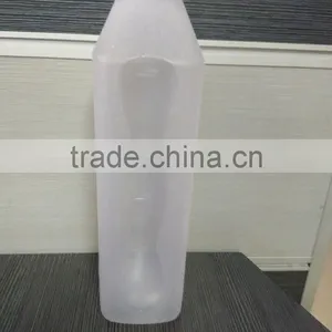 OEM Blow Molding Plastic HDPE Milk Bottle Square Plastic Juice Bottle for Sale thumbnail-1