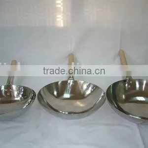 Stainless Steel Wok Chinese Wok thumbnail-1
