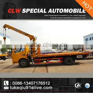 Hot Sale Flatbed Wrecker Truck With Crane thumbnail-1