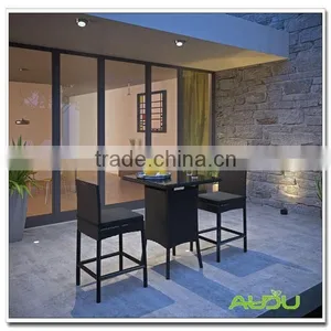 Audu Wicker High Back Dining Chair/High Back Bar Dining Chair thumbnail-3