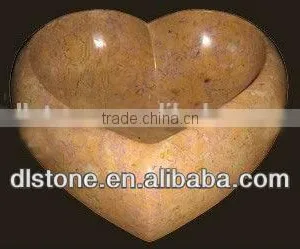 Tea Rose Red Marble Sink Washbasin Heart Shape Heart Design thumbnail-1