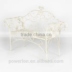 KD Garden Bench Antique Cream Fantastic thumbnail-1