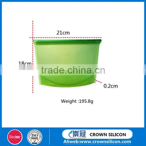 Multifunction Cookware Silicone Fresh Keeping Bag,Silicone Food Storage Bag thumbnail-4
