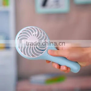 Creative USB Charge Handheld Air Fan, Mini Desktop Water Drop Fan For Student thumbnail-1