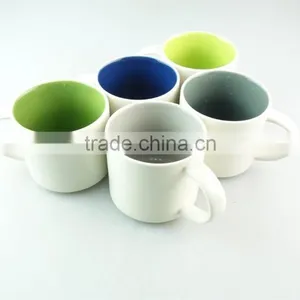 Cheap Stocklot Ceramic Colorful Beer Mug With the Handle thumbnail-2