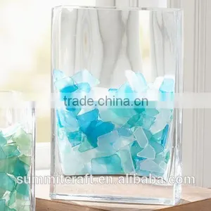 Crushed Acrylic Blue Landscaping Rocks Unique Vase Filler thumbnail-1