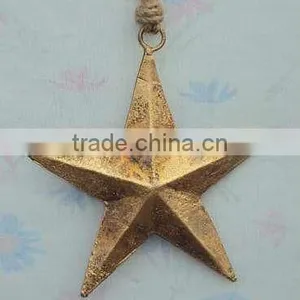 Metal Star Wall Hanging Decoration, India Wall Hanging Decoration, Metal Wall Art Decor, thumbnail-1