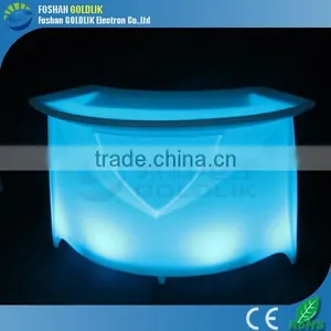 Music Control PE Waterpoof RGB Lighted Illuminous Juice Bar Counter for Sale thumbnail-2
