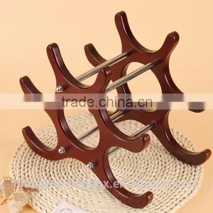 Personalized Wine Display Stand Best Quality Round Handmade Wooden Wine Rack Wooden Wine Racks/Root Carving Wooden Wine Holder thumbnail-2