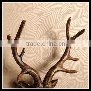 European Style Wall Decoration Resin Wall-mounted Deer Head for Sale thumbnail-1