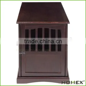 Durable Wooden Dog House Dog Cage Side End Table Homex_BSCI Factory thumbnail-1