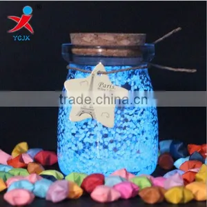 Luminous Stars in the Sky in the Evening a Cork Bottle Wishing Bottle Pudding Glass Bottles and Gift thumbnail-1