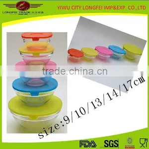 Tableware Dinner Service Glass Preservation Bowls With Lid thumbnail-1